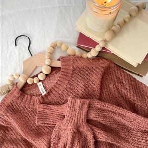 Boutique brand sheer sweater